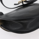 Chloe Shoulder Bag Leather Black Gold Auth bs34599-17
