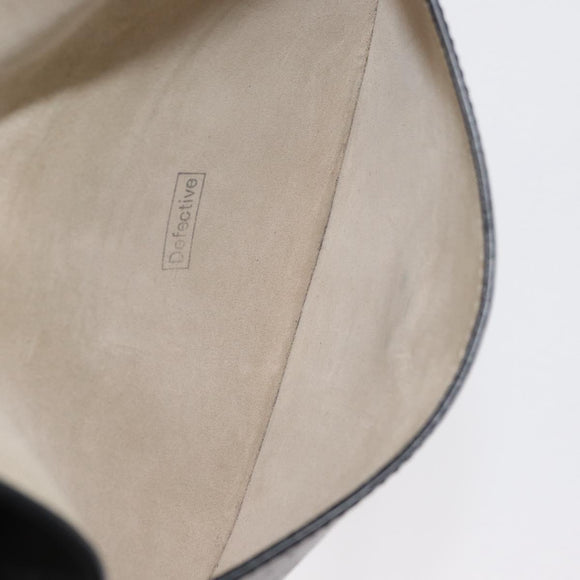 Chloe Shoulder Bag Leather Black Gold Auth bs34599