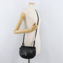 Chloe Shoulder Bag Leather Black Gold Auth bs34599-23