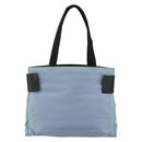 PRADA Tote Bag Nylon Light Blue Silver Auth bs34601-13