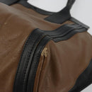 Chloe Tote Bag Leather Brown Gold Auth bs34603-9