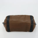 Chloe Tote Bag Leather Brown Gold Auth bs34603-5