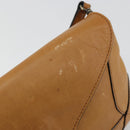 Chloe Shoulder Bag Leather Beige Gold Auth bs34605-14