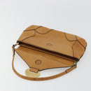 Chloe Shoulder Bag Leather Beige Gold Auth bs34605-16