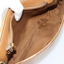 Chloe Shoulder Bag Leather Beige Gold Auth bs34605-17