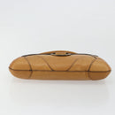 Chloe Shoulder Bag Leather Beige Gold Auth bs34605-9