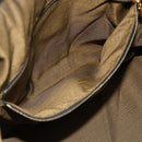 FENDI Zucca Canvas Hand Bag Black Brown Auth bs34606-21