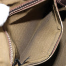 FENDI Zucca Canvas Hand Bag Black Brown Auth bs34607-21