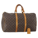 LOUIS VUITTON Monogram Keepall 50 Boston Bag M41426 LV Auth bs34609-1