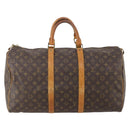 LOUIS VUITTON Monogram Keepall 50 Boston Bag M41426 LV Auth bs34609-13