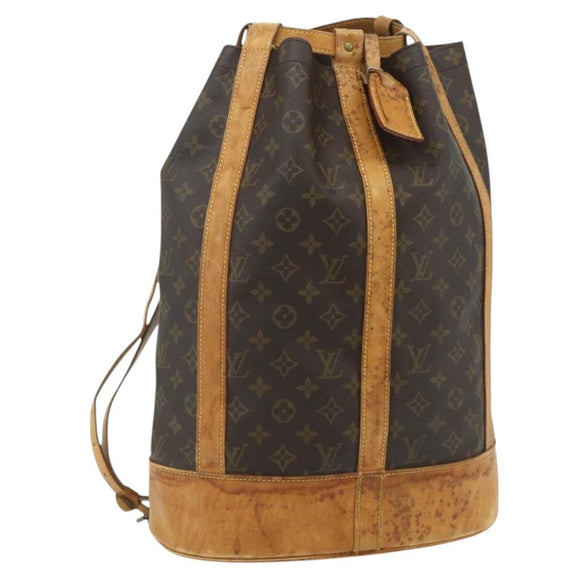LOUIS VUITTON Monogram Randonnee GM Shoulder Bag M42244 LV Auth bs34610