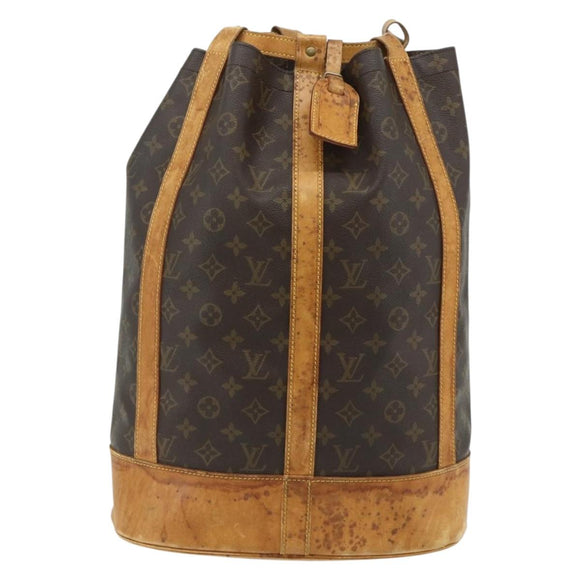 LOUIS VUITTON Monogram Randonnee GM Shoulder Bag M42244 LV Auth bs34610