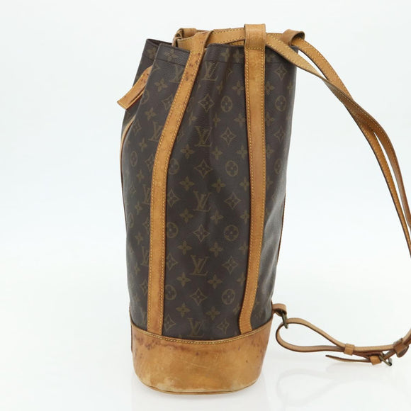 LOUIS VUITTON Monogram Randonnee GM Shoulder Bag M42244 LV Auth bs34610