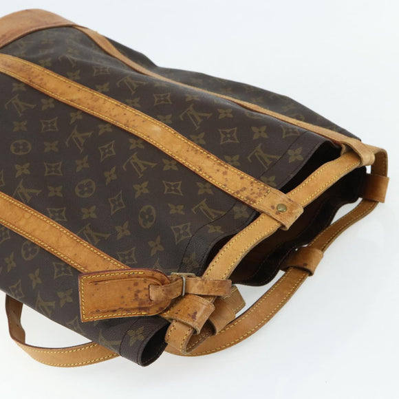 LOUIS VUITTON Monogram Randonnee GM Shoulder Bag M42244 LV Auth bs34610