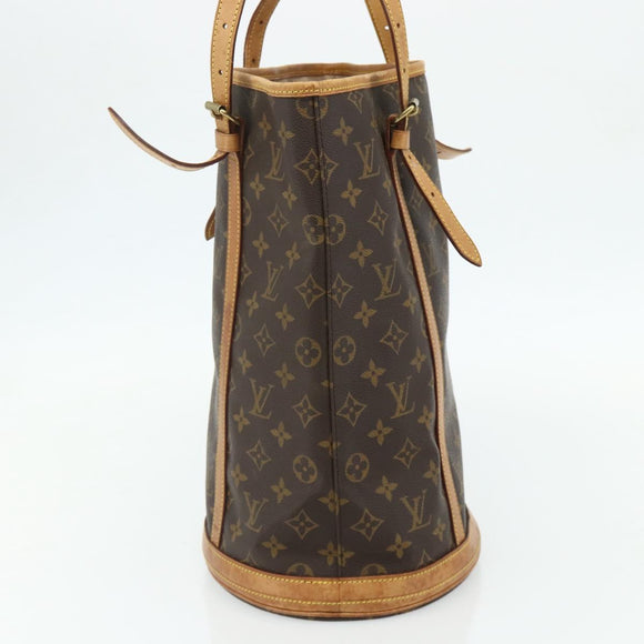 LOUIS VUITTON Monogram Bucket GM Shoulder Bag M42236 LV Auth bs34611