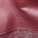 LOUIS VUITTON Taiga Document Case Acajou M99087 LV Auth bs34620-9