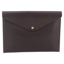 LOUIS VUITTON Taiga Document Case Acajou M99087 LV Auth bs34620-13