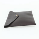 LOUIS VUITTON Taiga Document Case Acajou M99087 LV Auth bs34620-3