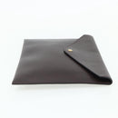 LOUIS VUITTON Taiga Document Case Acajou M99087 LV Auth bs34620-4