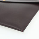 LOUIS VUITTON Taiga Document Case Acajou M99087 LV Auth bs34620-7