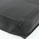 CARTIER Tote Bag Leather Black Gold Auth bs34621-14