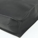 CARTIER Tote Bag Leather Black Gold Auth bs34621-15