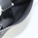 CARTIER Tote Bag Leather Black Gold Auth bs34621-22