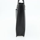 CARTIER Tote Bag Leather Black Gold Auth bs34621-4