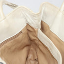 BOTTEGA VENETA INTRECCIATO Tote Bag Leather White Gold Auth bs34623-19