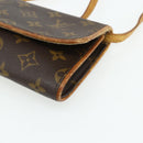 LOUIS VUITTON Monogram Pochette Twin GM Umhängetasche M51852 LV Auth bs34626-15