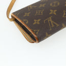 LOUIS VUITTON Monogram Pochette Twin GM Umhängetasche M51852 LV Auth bs34626-18