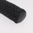 BOTTEGA VENETA INTRECCIATO Shoulder Pouch Leather Gray Auth bs34629A-9