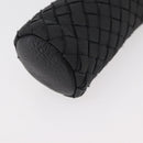 BOTTEGA VENETA INTRECCIATO Shoulder Pouch Leather Gray Auth bs34629A-14