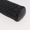 BOTTEGA VENETA INTRECCIATO Shoulder Pouch Leather Gray Auth bs34629A-15