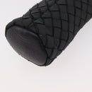 BOTTEGA VENETA INTRECCIATO Shoulder Pouch Leather Gray Auth bs34629A-16
