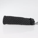 BOTTEGA VENETA INTRECCIATO Shoulder Pouch Leather Gray Auth bs34629A-3