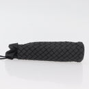 BOTTEGA VENETA INTRECCIATO Shoulder Pouch Leather Gray Auth bs34629A-4