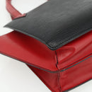 LOUIS VUITTON Epi Bicolor Varenne Hand Bag Black Red M52387 LV Auth bs34633-11