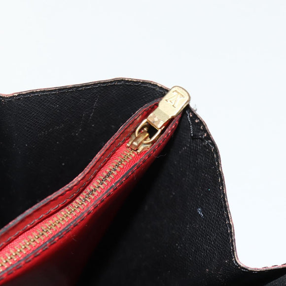 LOUIS VUITTON Epi Bicolor Varenne Hand Bag Black Red M52387 LV Auth bs34633