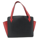 LOUIS VUITTON Epi Bicolor Varenne Hand Bag Black Red M52387 LV Auth bs34633-2