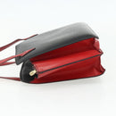 LOUIS VUITTON Epi Bicolor Varenne Hand Bag Black Red M52387 LV Auth bs34633-4