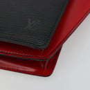 LOUIS VUITTON Epi Bicolor Varenne Hand Bag Black Red M52387 LV Auth bs34634A-10