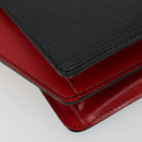 LOUIS VUITTON Epi Bicolor Varenne Hand Bag Black Red M52387 LV Auth bs34634A-11