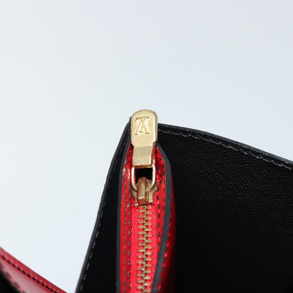 LOUIS VUITTON Epi Bicolor Varenne Hand Bag Black Red M52387 LV Auth bs34634A
