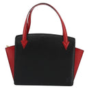 LOUIS VUITTON Epi Bicolor Varenne Hand Bag Black Red M52387 LV Auth bs34634A-2