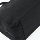 PRADA Hand Bag Nylon Black Silver Auth bs34638-11
