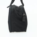 PRADA Hand Bag Nylon Black Silver Auth bs34638-4