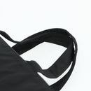 PRADA Hand Bag Nylon Black Silver Auth bs34638-8