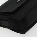 PRADA Shoulder Bag Nylon Black Silver Auth bs34639-11