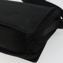 PRADA Shoulder Bag Nylon Black Silver Auth bs34639-12